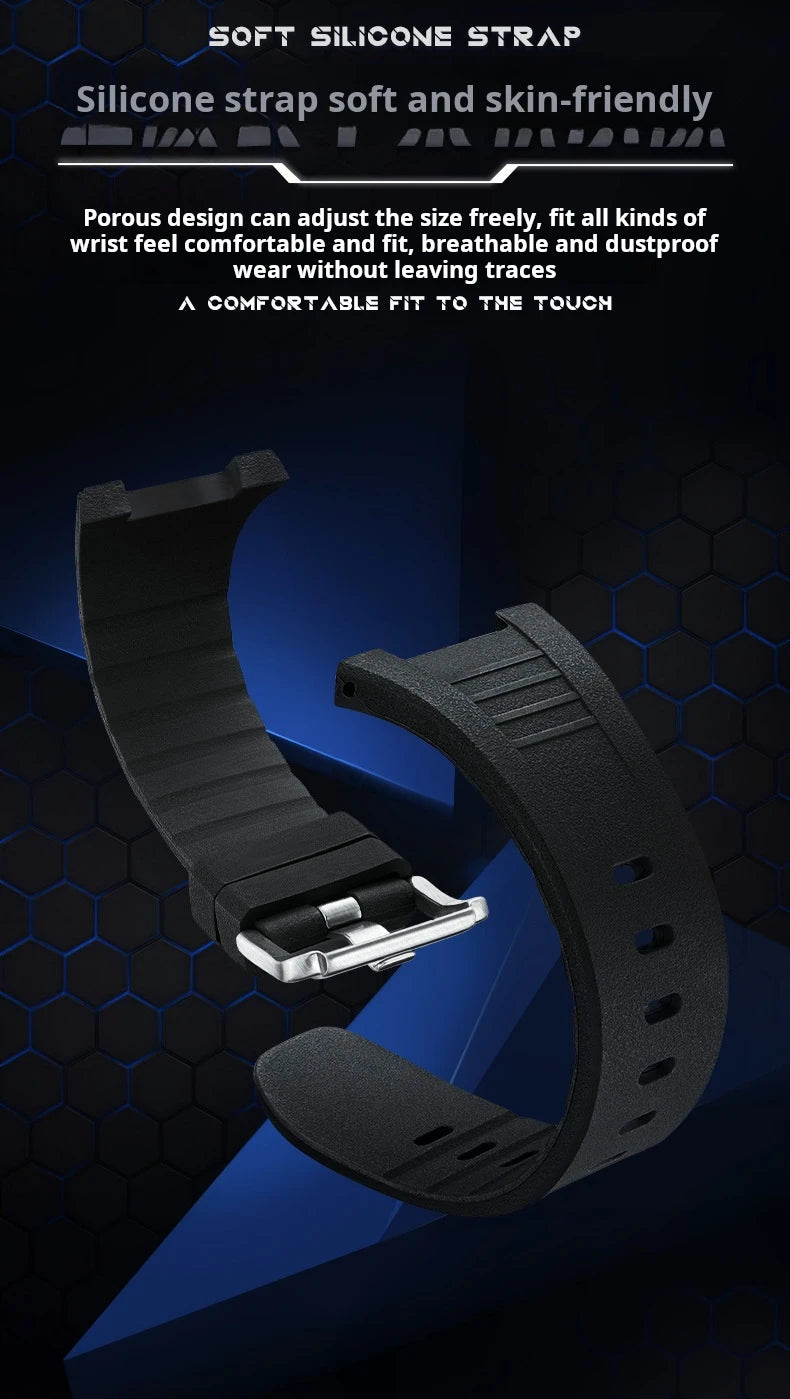 Mark Fairwhale Sports Man's Watches Brand Luxury Silicone Strap Date Clocks Fashion Multifunctional Quartz Wristwatch Boy Reloj