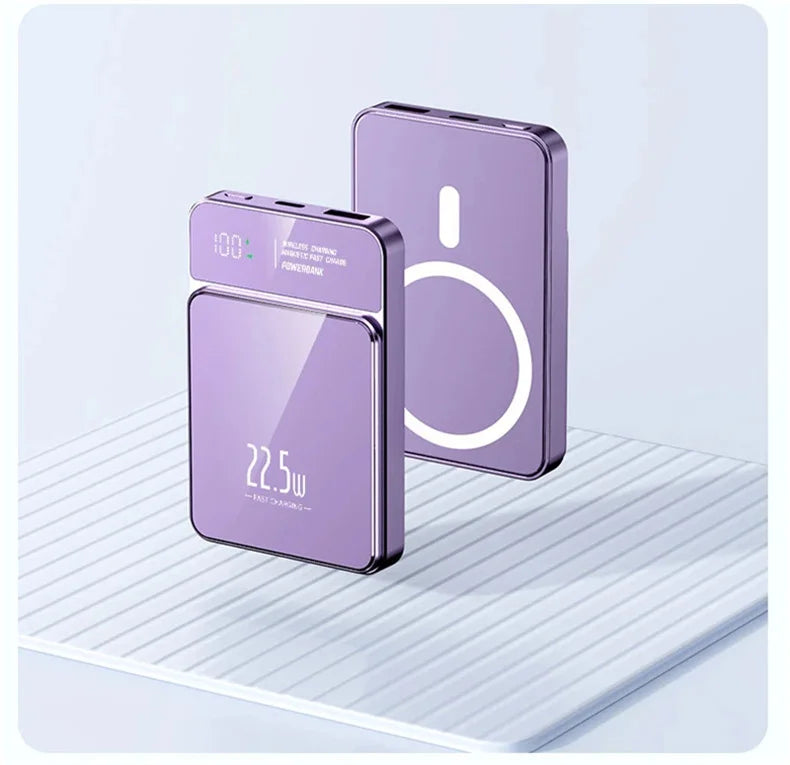 10000mAh Slim Magnetic Power Bank for Magsafe Wireless Powerbank Fast Charger Mini Portable Battery For iPhone 17 16 15 14 13 12