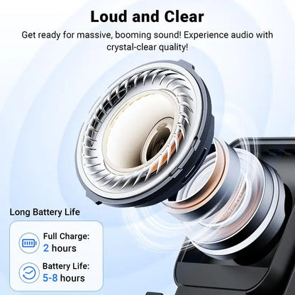 2026 Wireless Induction Audio Speaker Bracket Emergency Power 360 Adjustable Bracket With Colorful Ambient Light