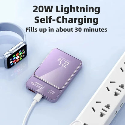 10000mAh Slim Magnetic Power Bank for Magsafe Wireless Powerbank Fast Charger Mini Portable Battery For iPhone 17 16 15 14 13 12